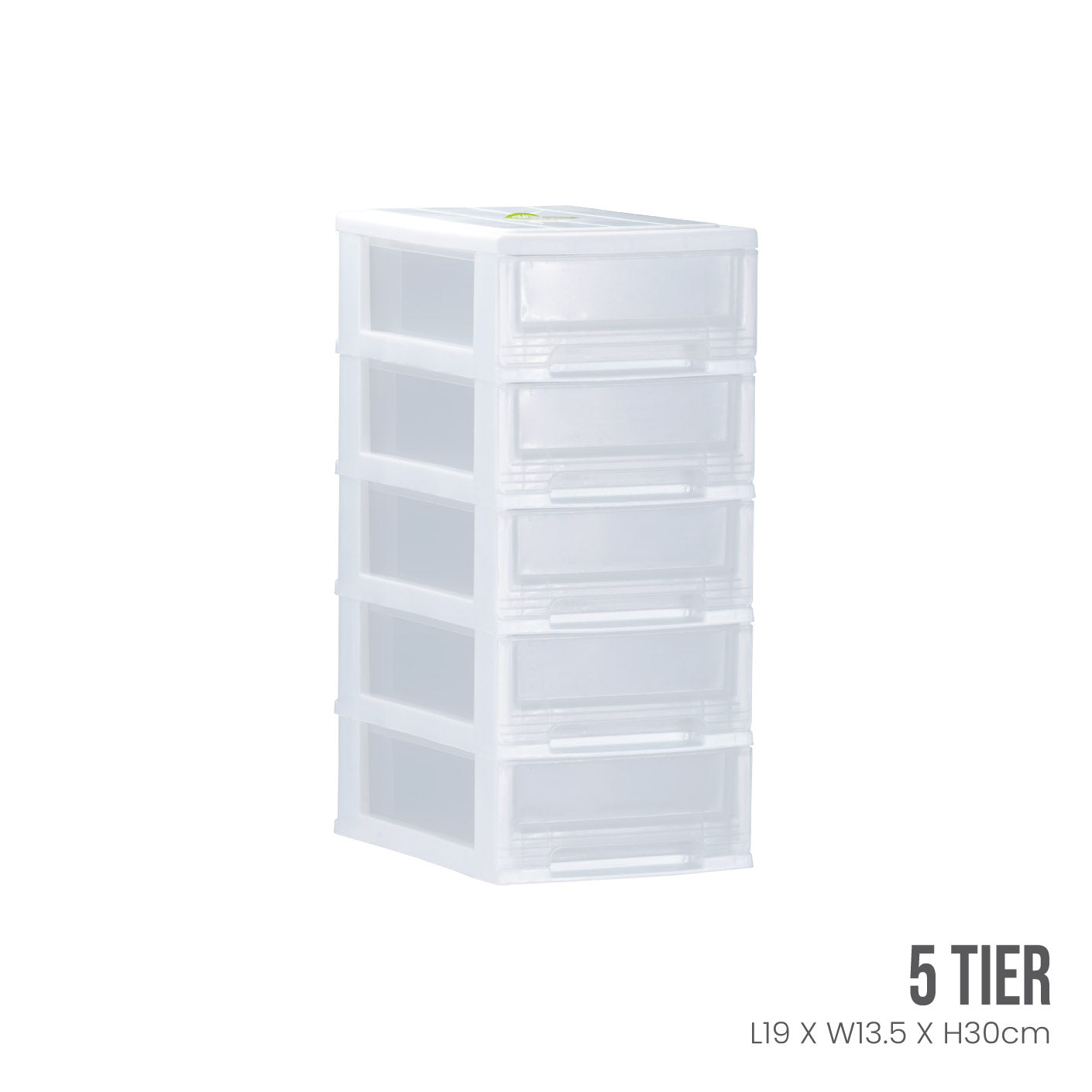 5 Tier Mini Drawer Organizer - Compact Storage Solution for Office, Kitchen, Bathroom & Craft Room Organization