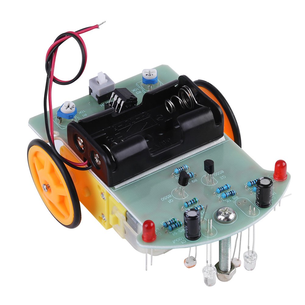 Smart Car Robot Auto Chassis Kit - DIY Electronic Components Set for Arduino/Raspberry Pi Projects | STEM Learning, Robotics Hobby & Educational Science Experiments