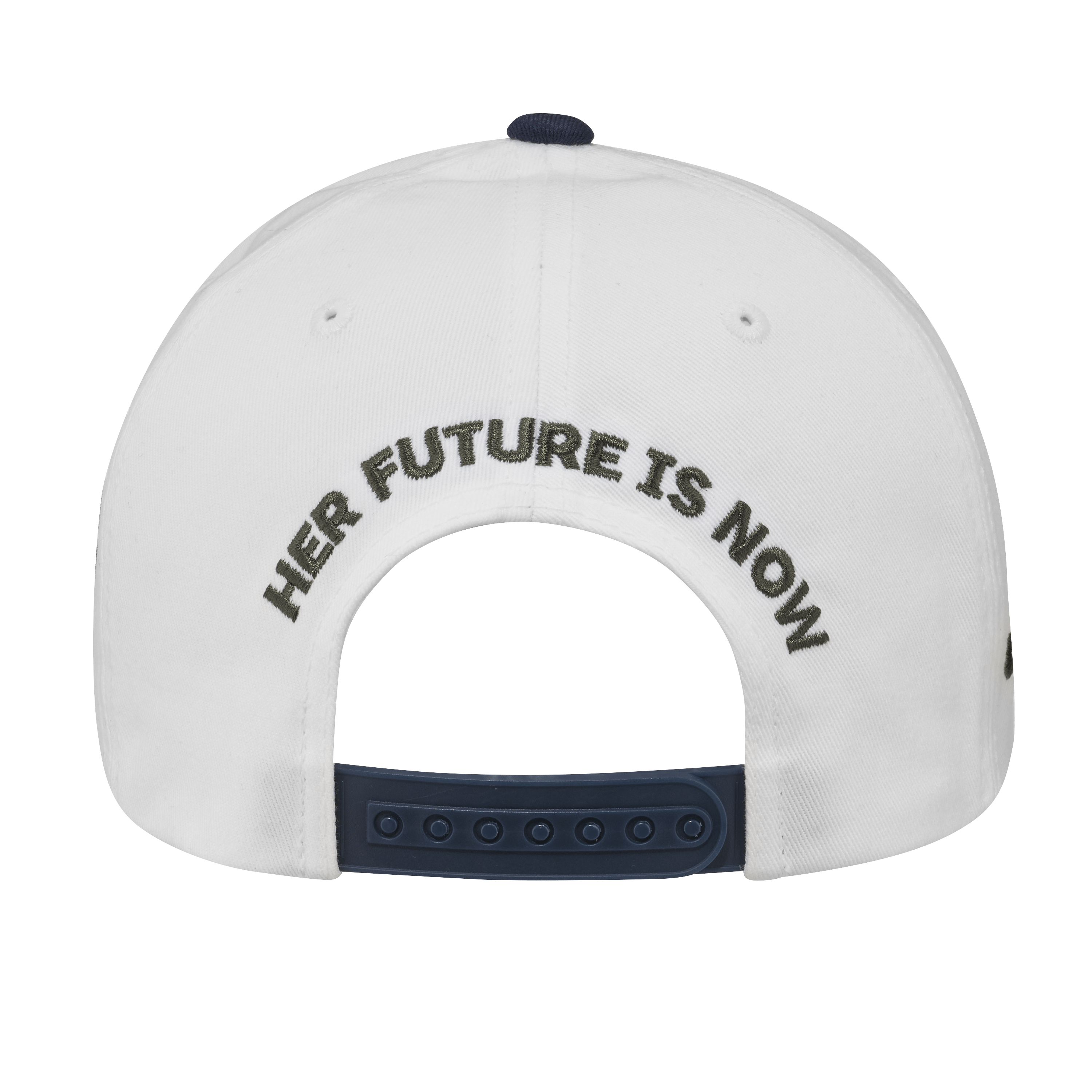 Boston Fleet CCM 'Her Future Is Now' White Hat - Stylish Women's Baseball Cap for Sports, Casual Wear & Outdoor Activities