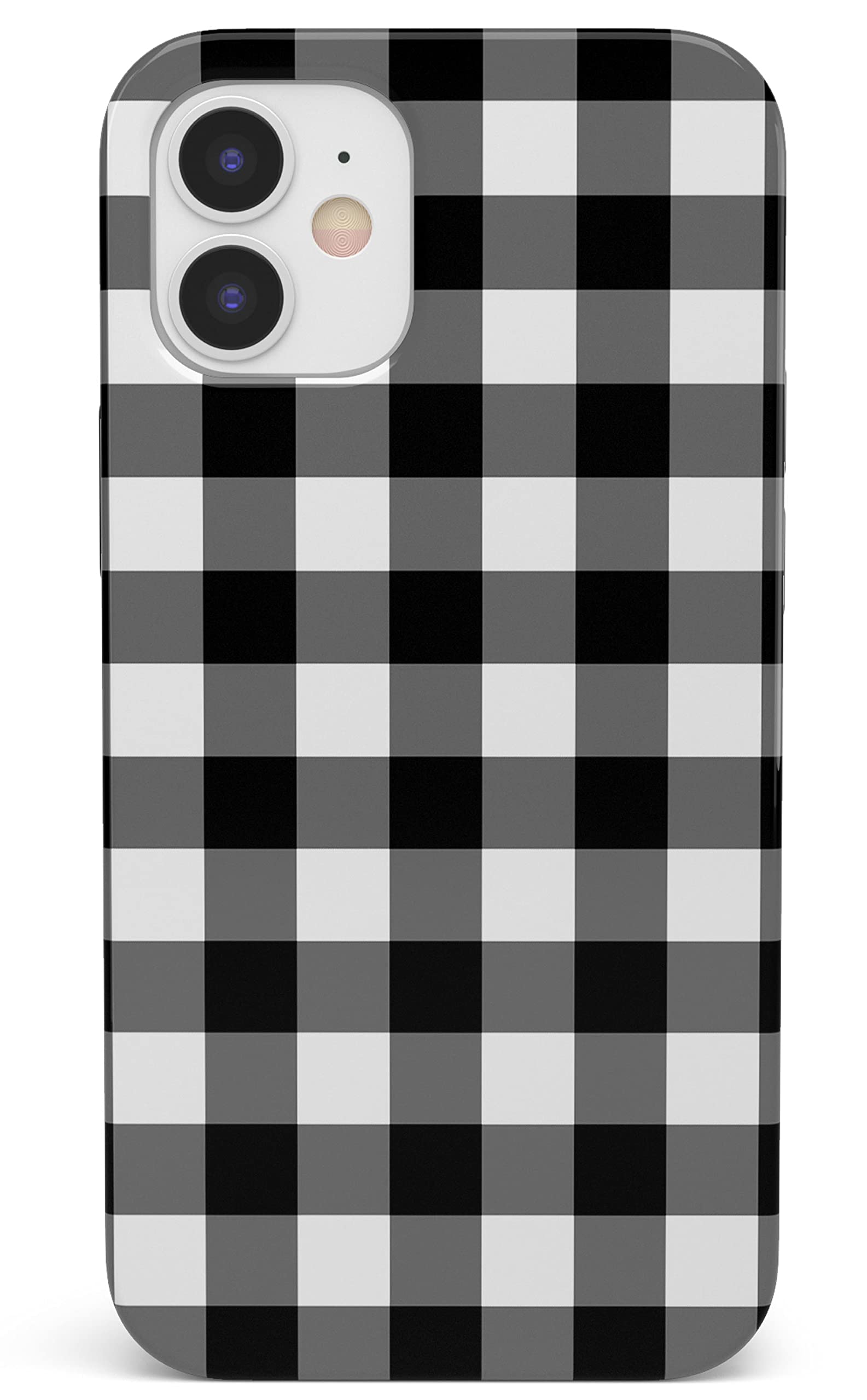 Casely iPhone 12 Mini Case - Checkerboard Design Protective Cover | Slim Fit Shockproof Phone Case for iPhone 12 Mini | Perfect for Everyday Use, Travel & Style Protection