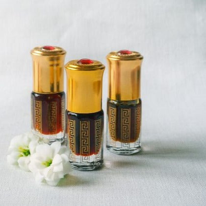 Premium Saudi Arabian Oud Perfume Oil - 3ml Bundle for Men & Women | Luxury Fragrance for Special Occasions, Gifts & Daily Wear