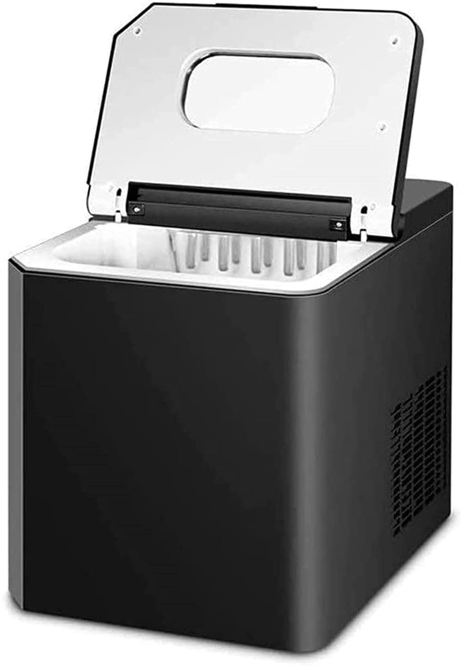 BJH Commercial Ice Maker Machine - Portable & Automatic Countertop Ice Maker, Makes 10 Ice Cubes in 11 Minutes - Perfect for Home, Office, Bar, Parties & Outdoor Events