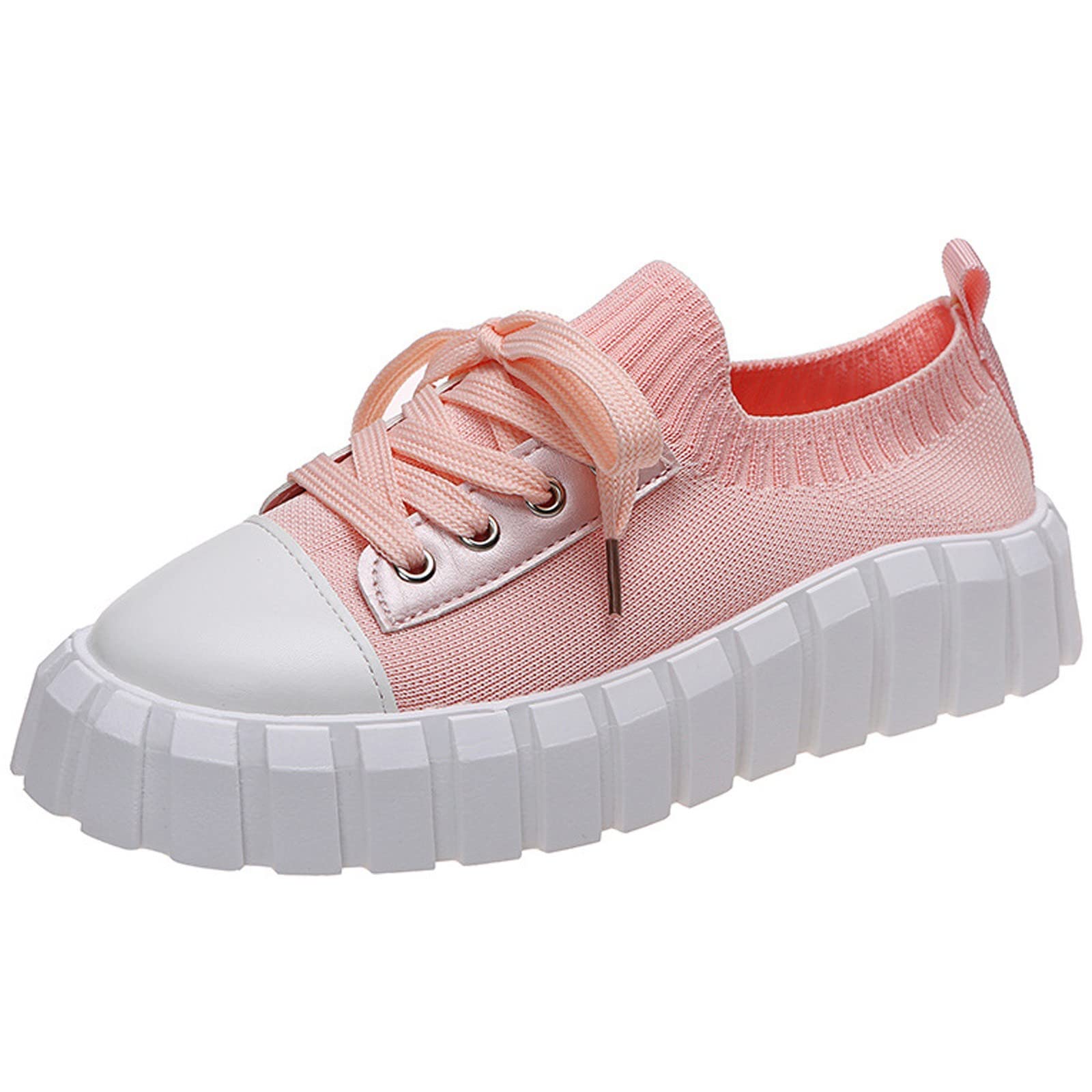 Women's Running Shoes - Fashion Cashew Flower Print Multicolor Flat Sneakers for Women | Breathable Canvas Lace-Up Casual Shoes | Perfect for Jogging, Walking & Daily Wear