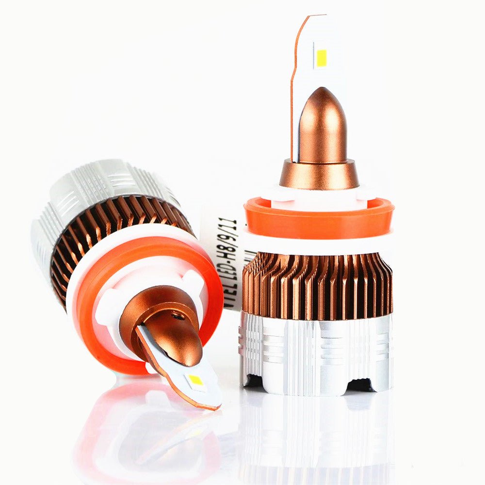 Mini LED Car & Truck Headlight Bulbs - High/Low Beam & Fog Lights for Enhanced Night Driving & Off-Road Visibility