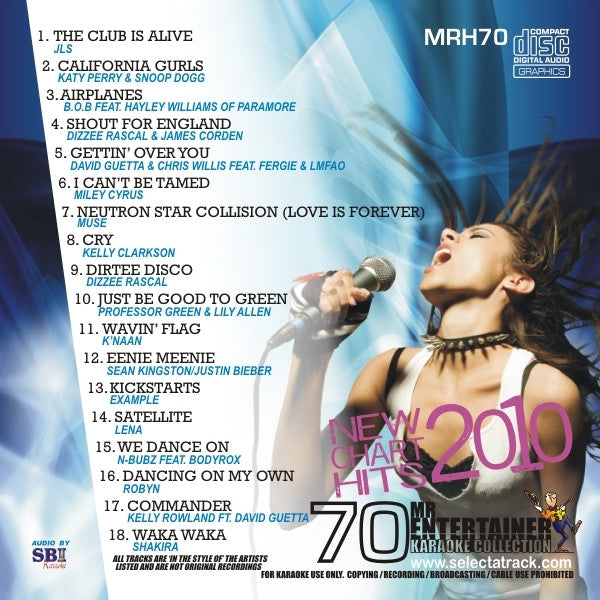 MRH070 Chart Hits Volume 70 - July 2010 Pop Music Compilation | Perfect for Parties, Workouts & Road Trips