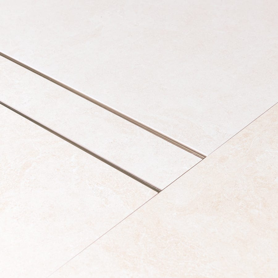 1M Aluminum Floor Drain with Warm Brushed Nickel Finish - Durable Bathroom & Shower Drain for Modern Homes
