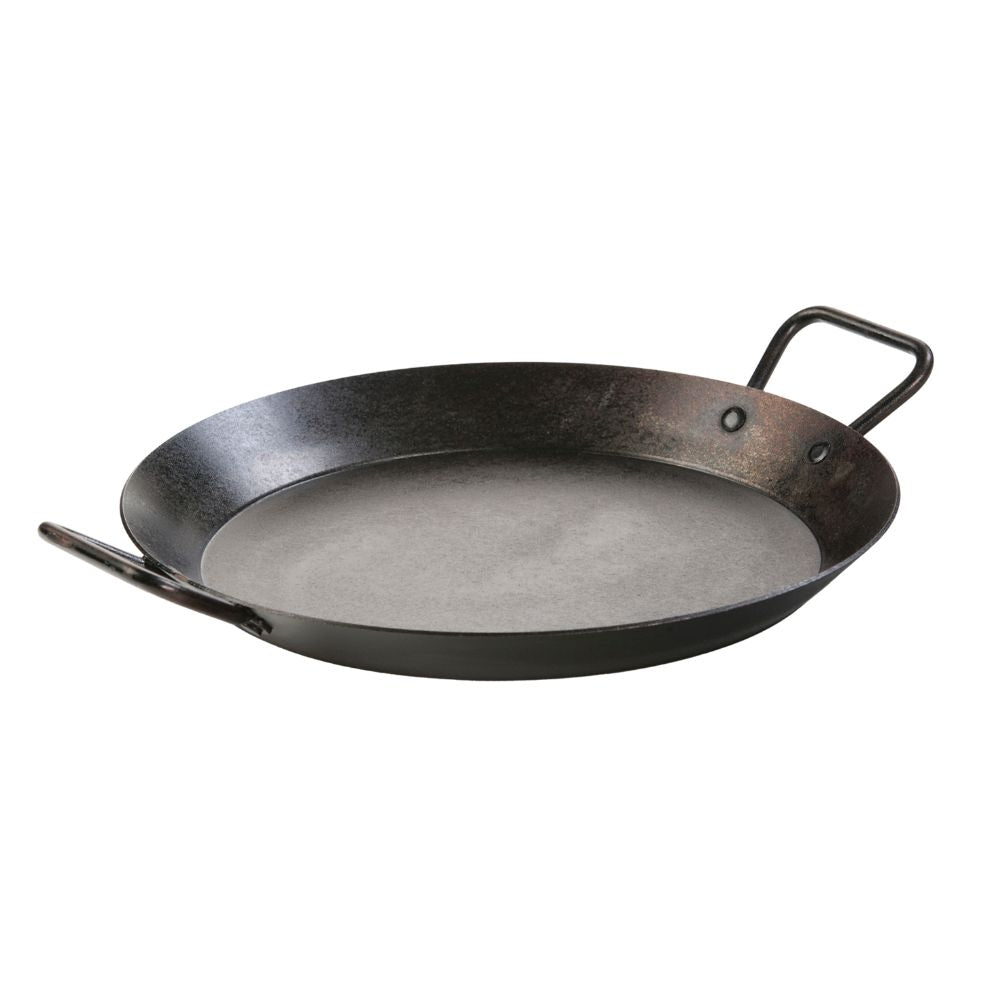 Premium 38cm Carbon Steel Dual Handle Frying Pan - Professional Chef's Skillet for Searing, Stir-Frying & Sauteing - Perfect for Home Kitchens & Restaurants
