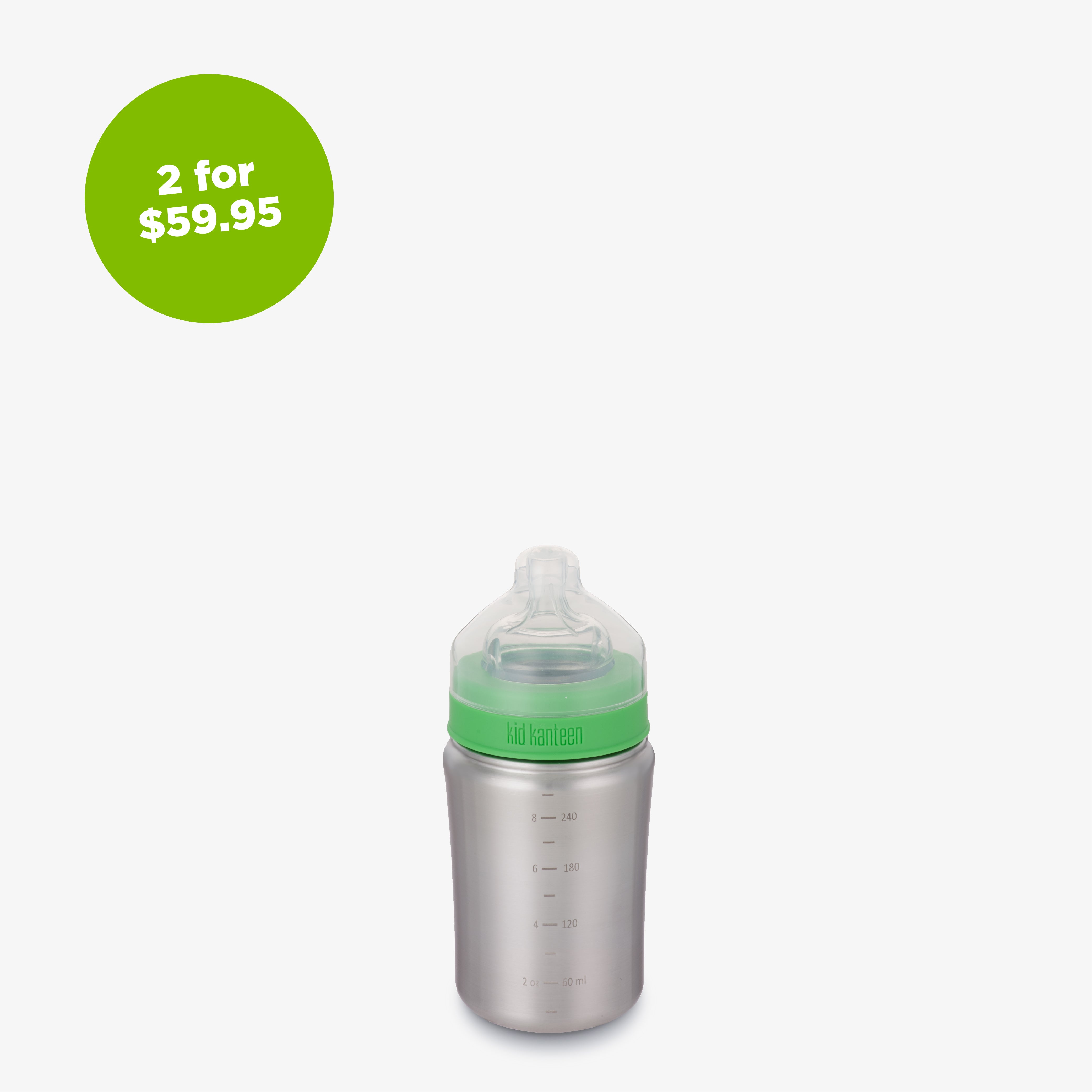 9oz (266ml) Baby Bottle - BPA-Free, Leak-Proof, Anti-Colic - Perfect for Newborns & Infants - Ideal for Feeding, Travel & Daycare Use