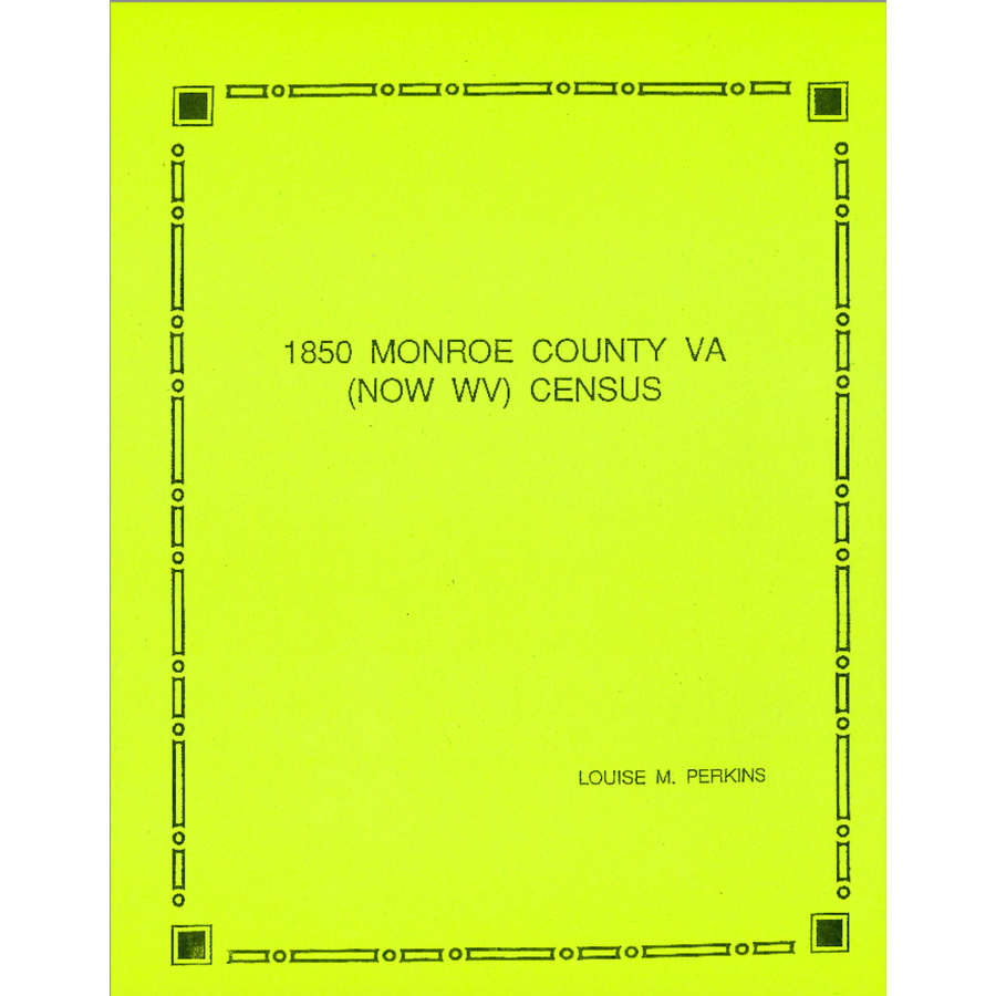 1850 Monroe County West Virginia Census Records - Genealogy Research & Family History Search for Ancestral Roots