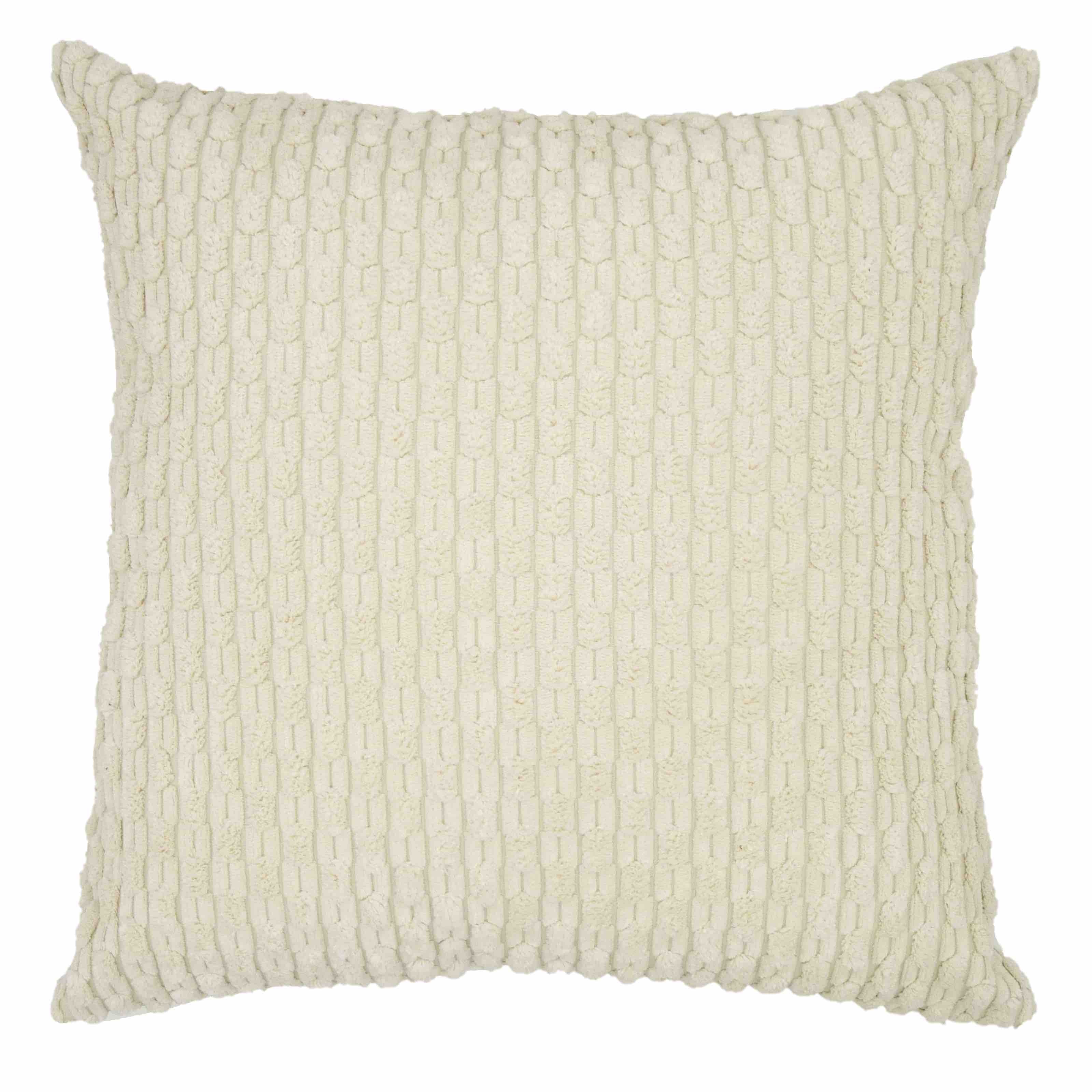 Dorset Cushion Cover - Soft Ivory Linen Pillow Case for Sofa, Bed & Home Decor | Washable & Durable