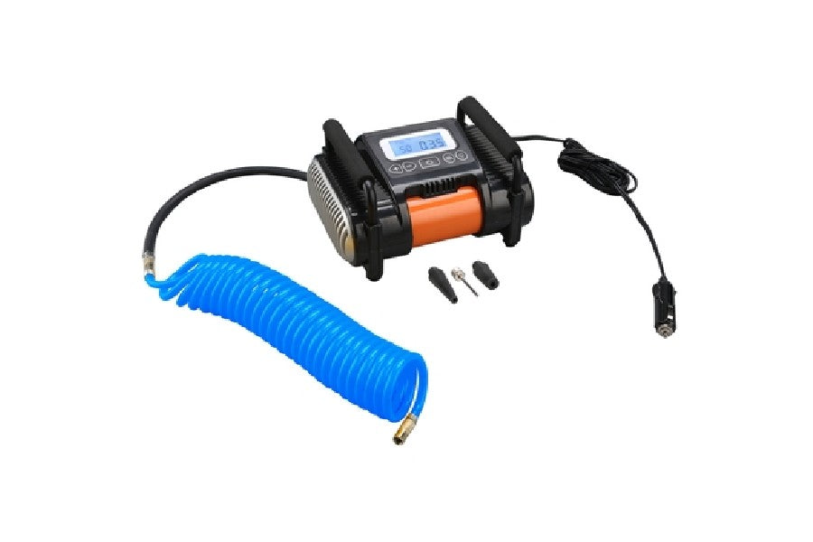 Bulldog Winch Portable Air Compressor - 12V 100PSI High Pressure Tire Inflator for Cars, Trucks, SUVs & Bikes - Perfect for Roadside Emergencies & Off-Road Adventures
