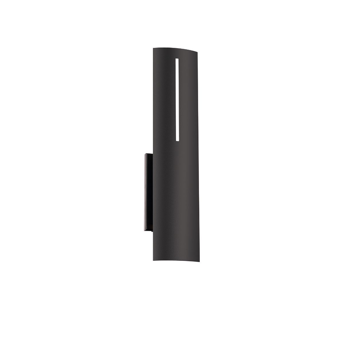 Aegis 20 LED Outdoor Wall Sconce Light Fixture - 3000K Warm White - Black Finish - Waterproof Exterior Lighting for Porch, Patio, Garage & Entryway