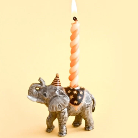 Elephant Cake Topper - Adorable Baby Shower & Birthday Party Decor - Perfect for Elephant Theme Cakes, Cupcakes & Desserts