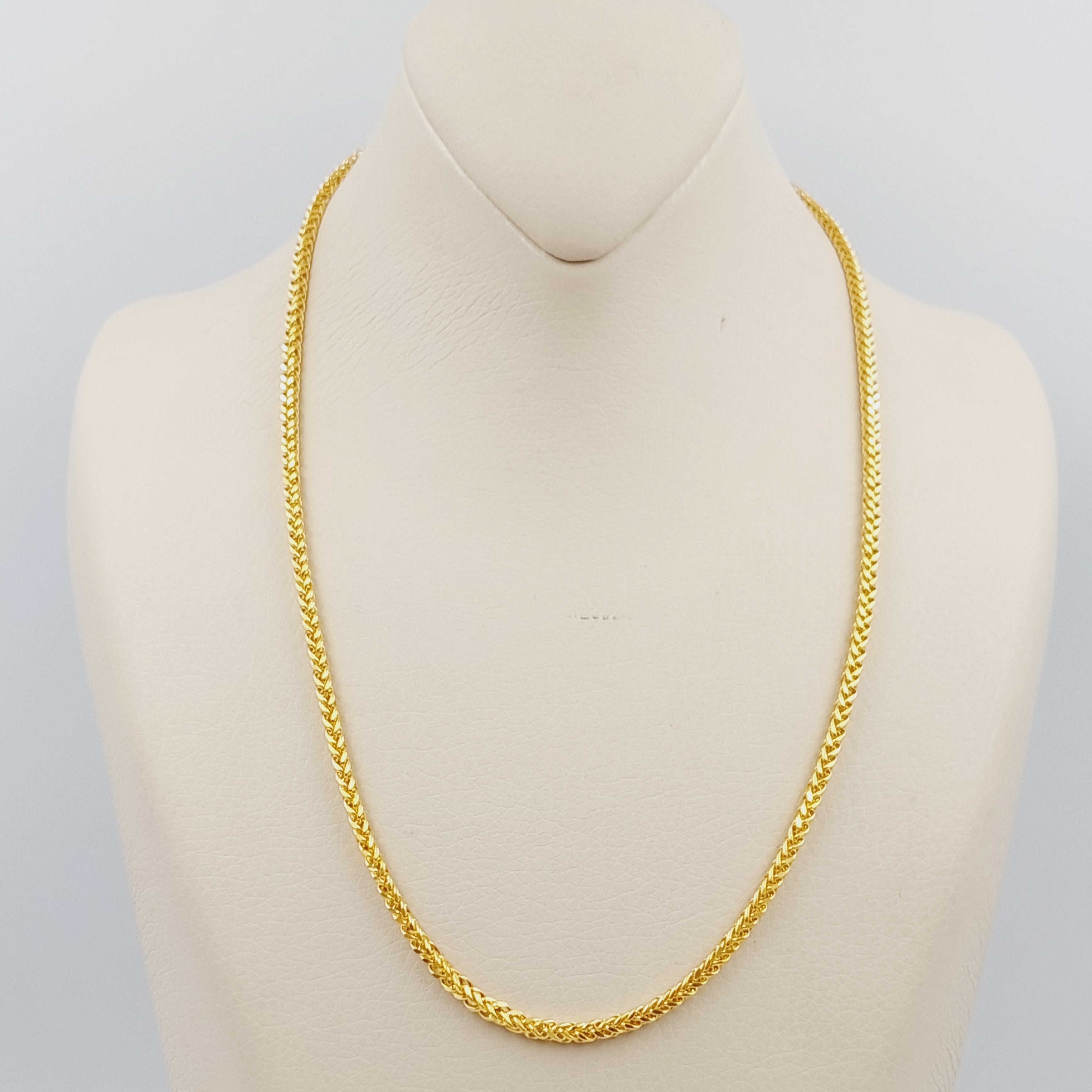 50cm Franco Medium Thickness Chain Necklace for Women - Stainless Steel Cuban Link Chain - Perfect for Layering, Gifts & Everyday Wear