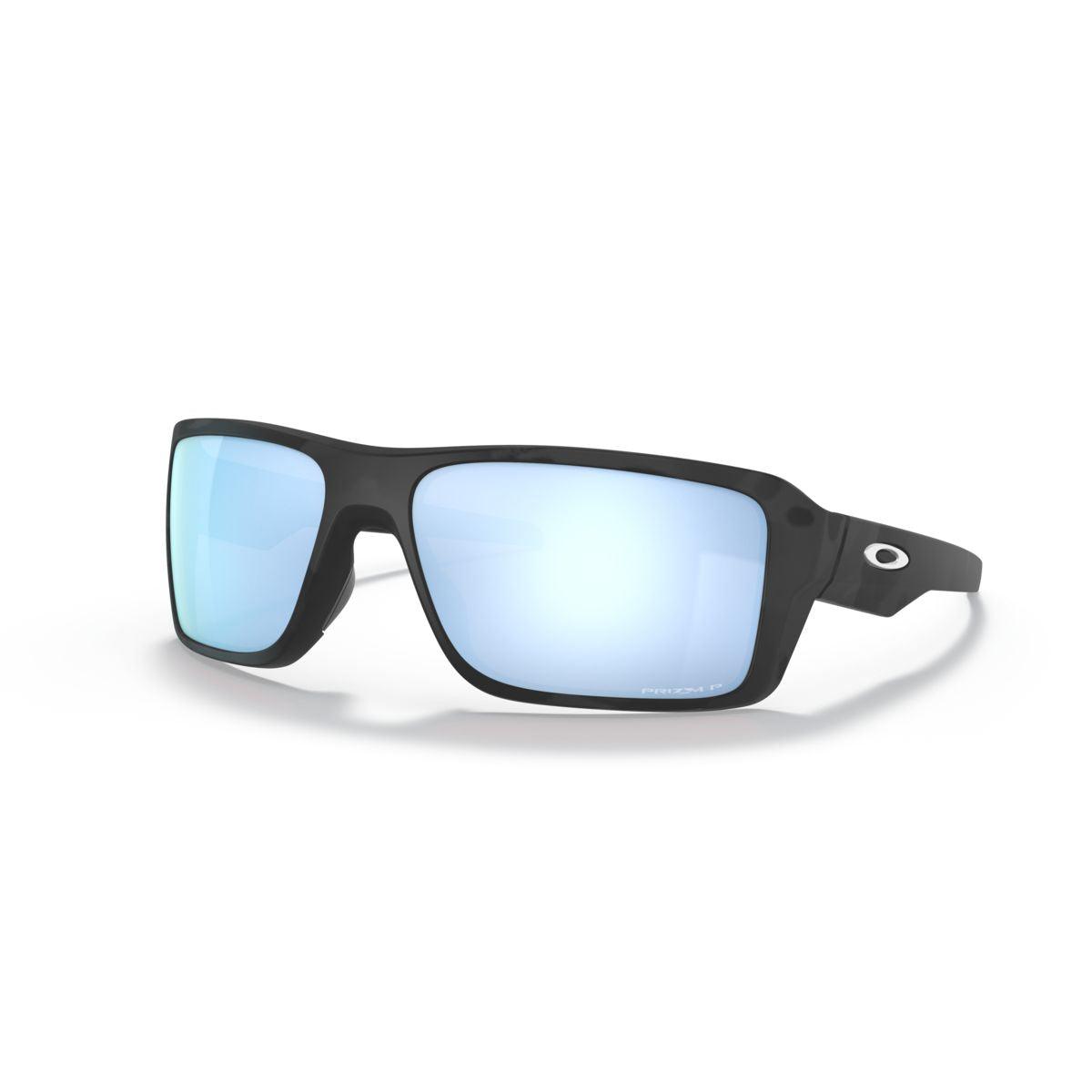 Oakley Double Edge Matte Black Camo Sunglasses with Prizm Deep Water Polarized Lenses - 0OO9380 938027 - Perfect for Outdoor Sports & Water Activities