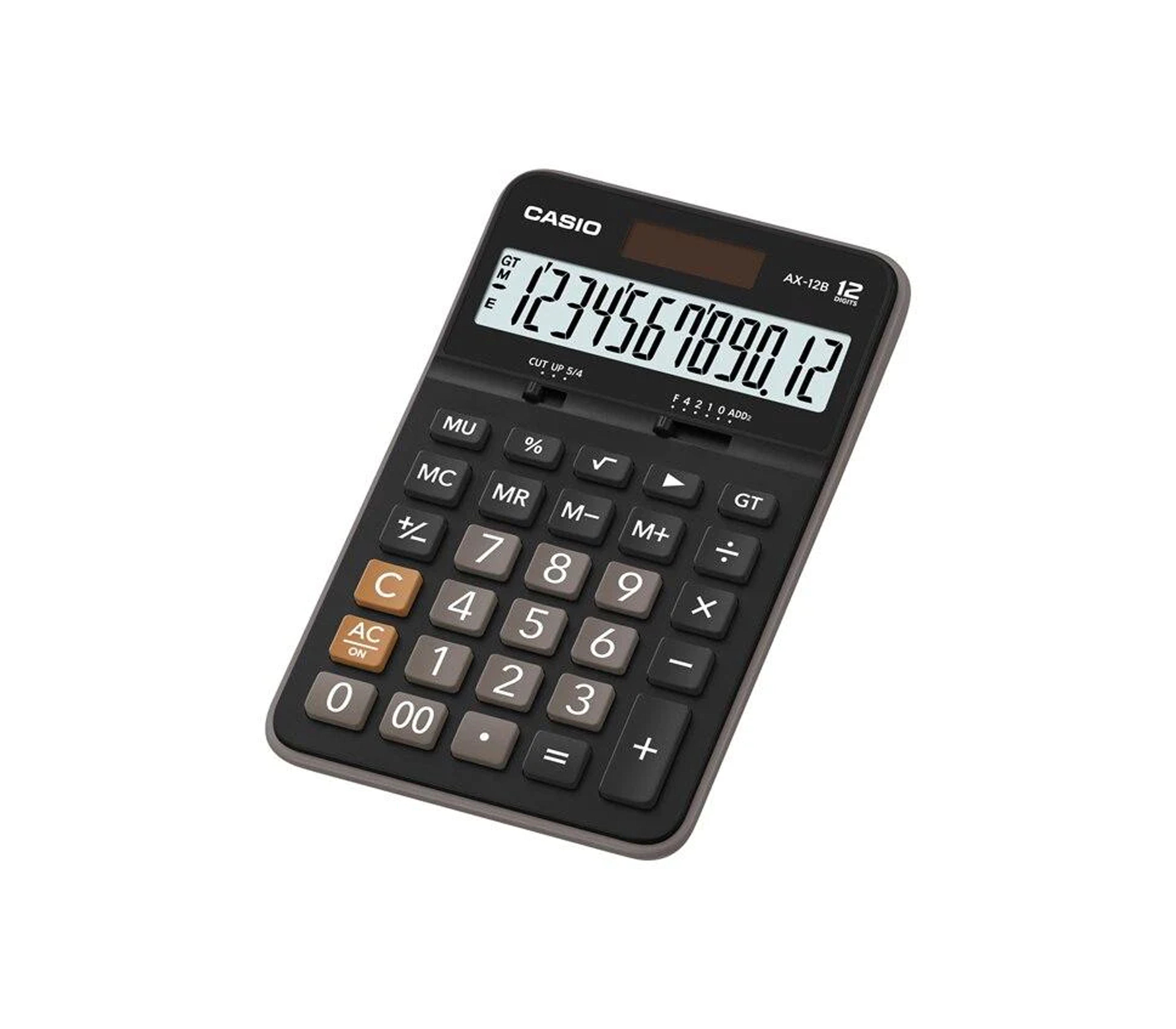 Casio AX-12B Desktop Calculator - 12-Digit LCD Display for Office, School & Home Use - Perfect for Accounting, Budgeting & Math Calculations
