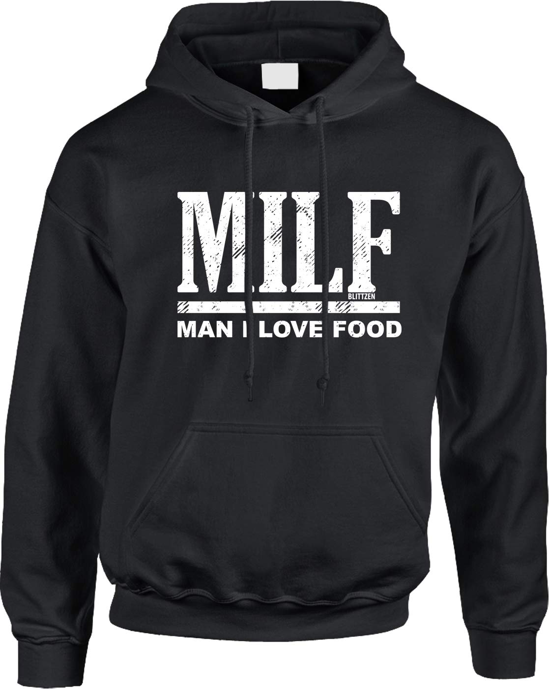 Man I Love Food Hoodie for Men - Funny Food Lover Sweatshirt - Perfect for Casual Wear, Gifts & Foodie Enthusiasts