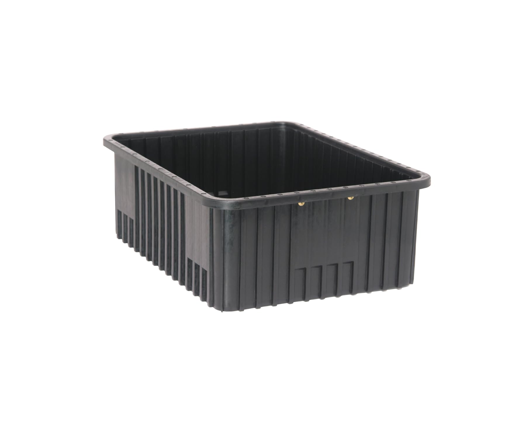 Quantum DG93080COCS Heavy-Duty Dividable Grid Storage Bins - Conductive Plastic Containers for Industrial Warehouse, Electronics & Healthcare Supply Organization | 11-7/8