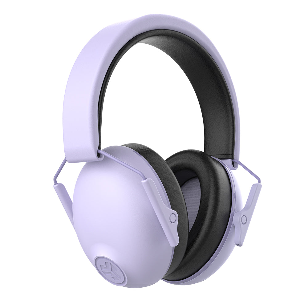JBuddies Kids Hearing Protection Earmuffs - Noise Cancelling Headphones for Children, Adjustable & Lightweight (Lilac) - Perfect for Airports, Concerts, Fireworks & School