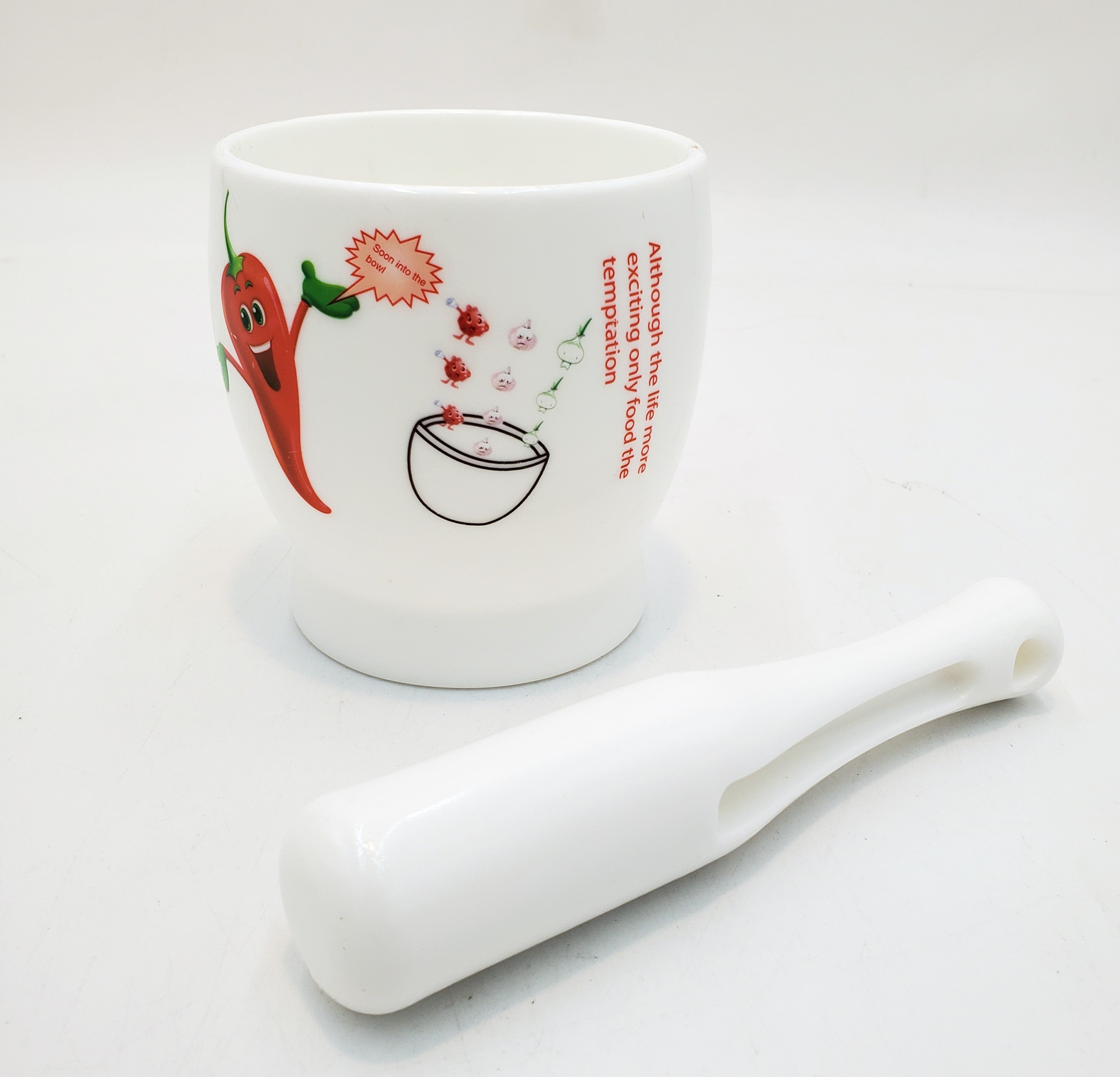 3.5x4 Inch Plastic Mortar and Pestle Set - Durable Herb Grinder for Spices, Pills, and Herbs - Perfect for Cooking, Pharmacy, and DIY Crafts