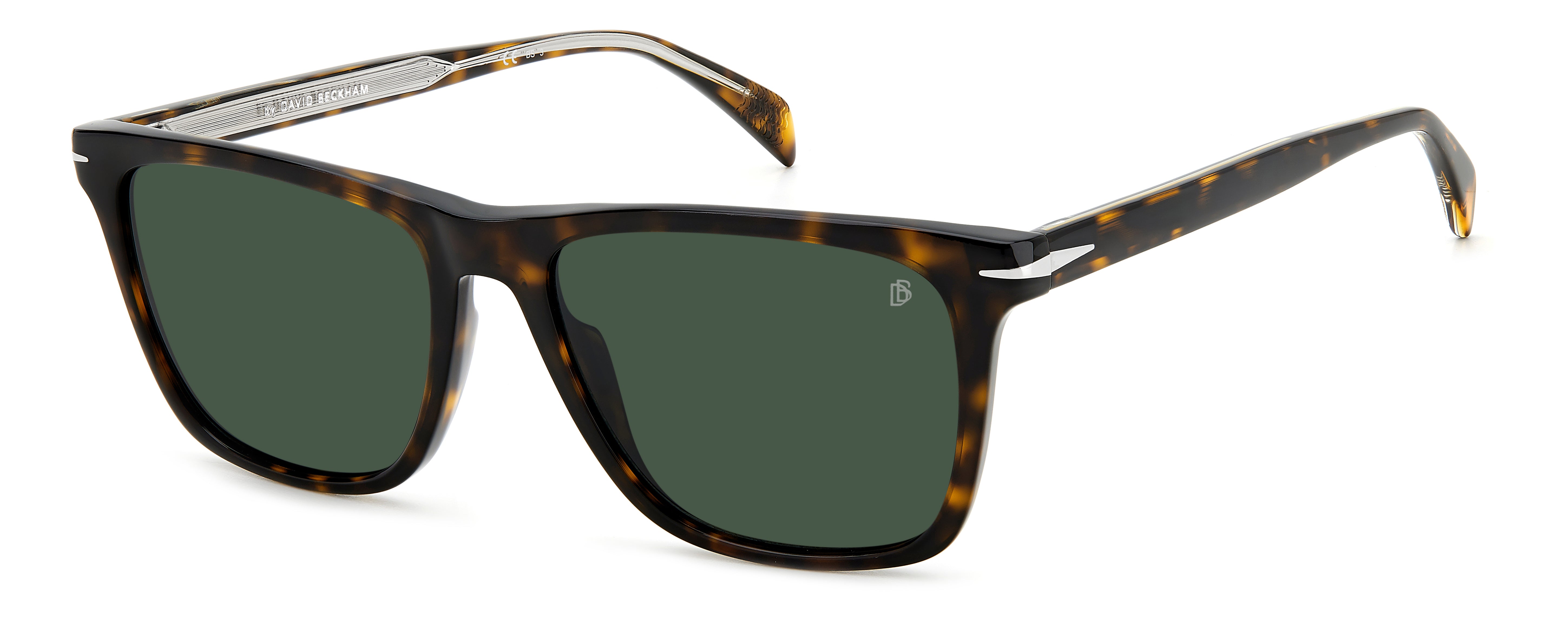 DAVID BECKHAM DB 1092/S 86 5517 Polarized Sunglasses for Men - UV Protection Aviator Style Shades for Driving, Beach & Outdoor Activities
