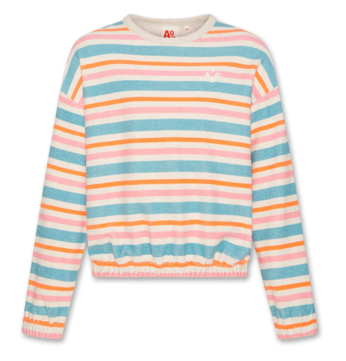 Stylish AO76 MAFE Striped Sweater for Kids (Ages 10-16 Years) - Perfect for School, Casual Outfits & Family Photos