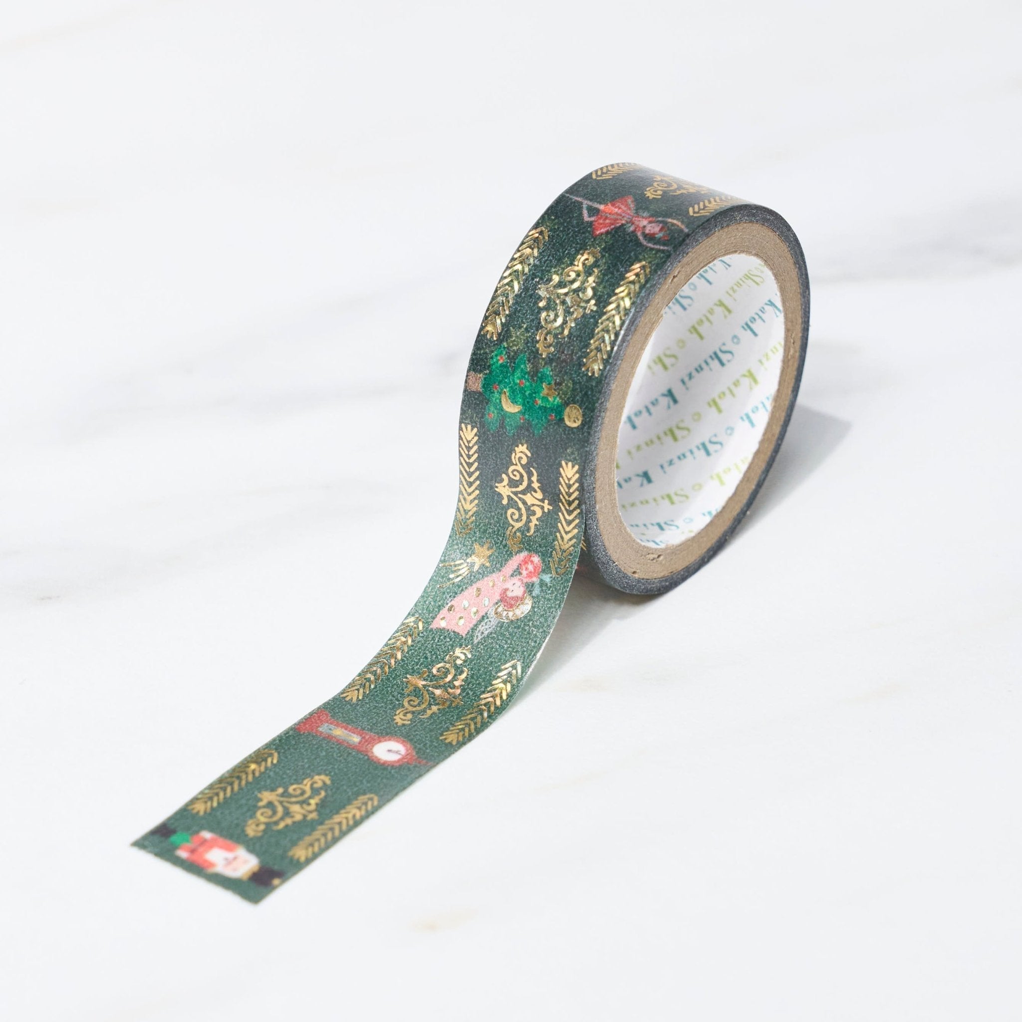 Shinzi Katoh Kikirapika Cute Cat Ballet Masking Tape - Decorative Washi Tape for Scrapbooking, Journaling, DIY Crafts & Gift Wrapping