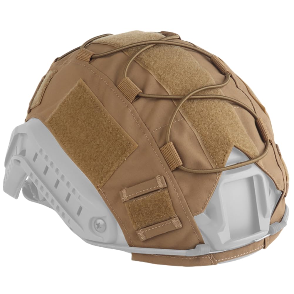 AT AIRSOFT Tactical Helmet Cover - Camouflage Cloth for Fast SF High Cut & Maritime Helmets - Paintball, Hunting, Airsoft & Shooting Accessories - Perfect for Outdoor Combat Simulation & Tactical Training