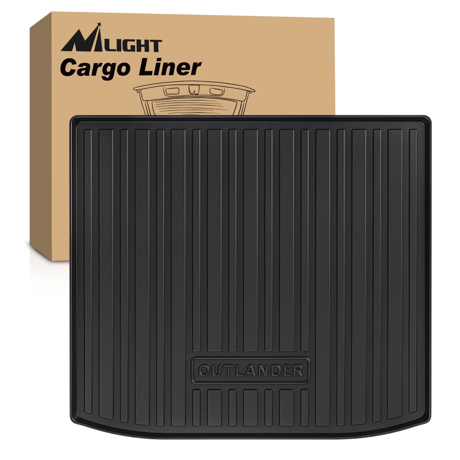 2022-2025 Mitsubishi Outlander All-Weather Cargo Liner | Heavy Duty Trunk Mat | Non-Slip Protection for SUV | Perfect for Road Trips, Camping & Daily Use (Excludes PHEV & Sport Models)