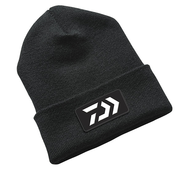 Daiwa D VEC Knit Beanie Hat for Men & Women - Warm Winter Skull Cap for Outdoor Activities, Running, Hiking, and Casual Wear