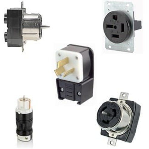 Leviton 50 Amp Heavy Duty Electrical Outlet - NEMA 14-50R Receptacle for EV Chargers, RVs & Industrial Equipment | Weatherproof & Durable Power Solution