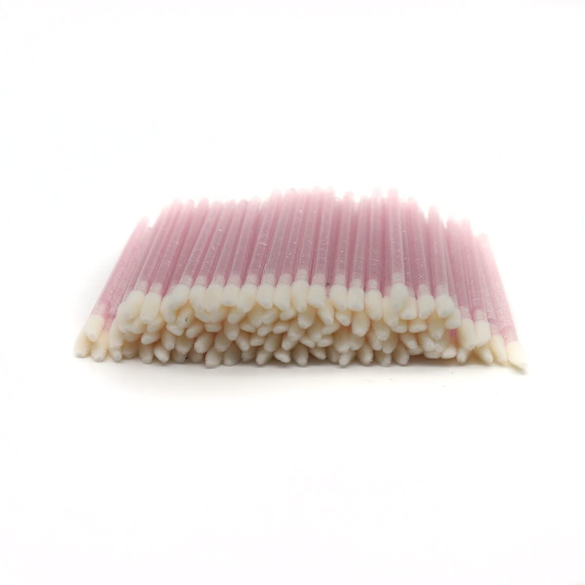 100Pcs Disposable Lip Makeup Brushes with Crystal Handle - Pink Lipstick & Lip Gloss Applicator Wands for Professional Salon & Home Beauty Kits | Perfect for Makeup Artists, Bridal & Daily Cosmetics Application