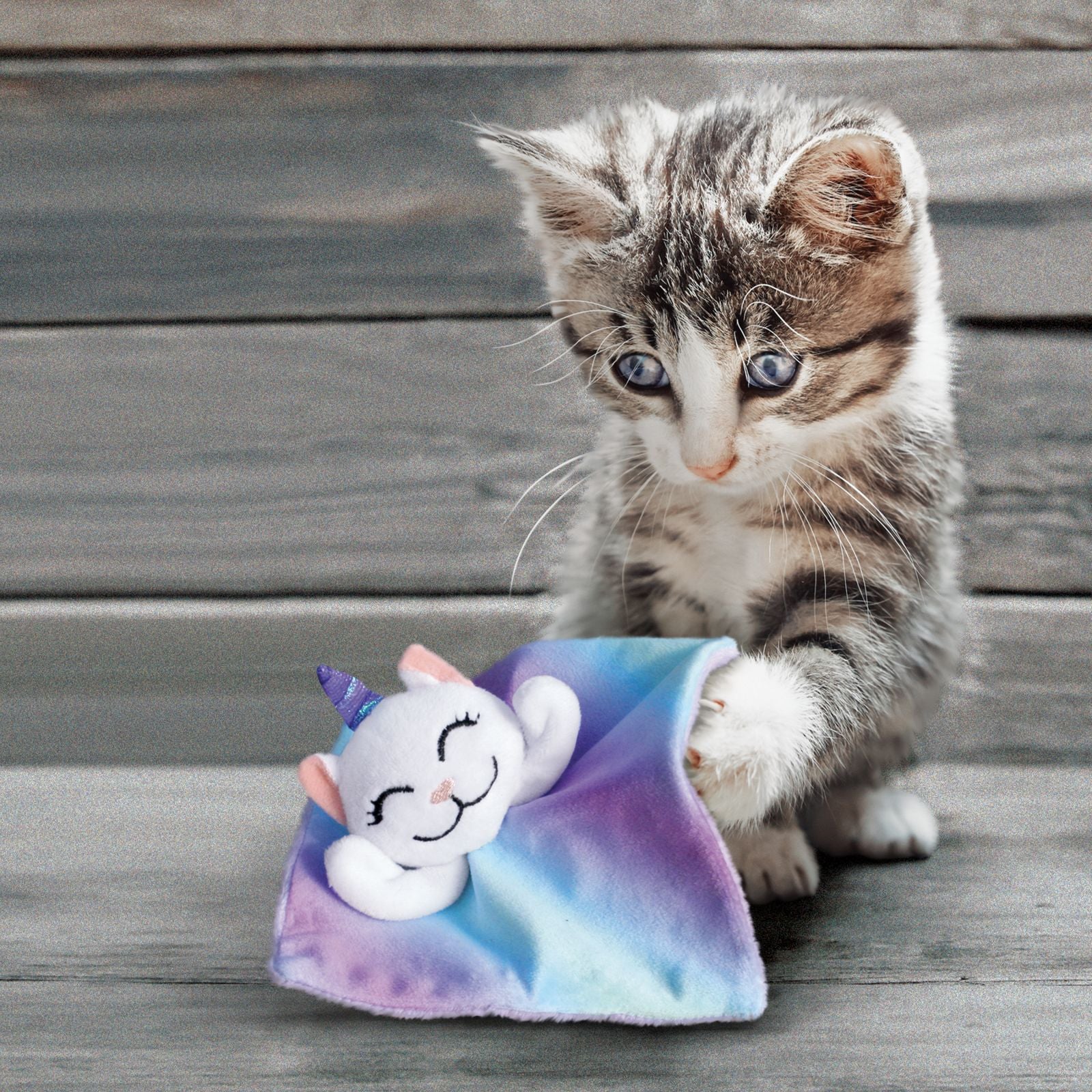 Kong Crackles Caticorn Plush Toy - Soft & Cute Unicorn Cat Stuffed Animal for Kids, Perfect for Cuddling, Gifts, and Bedroom Decor