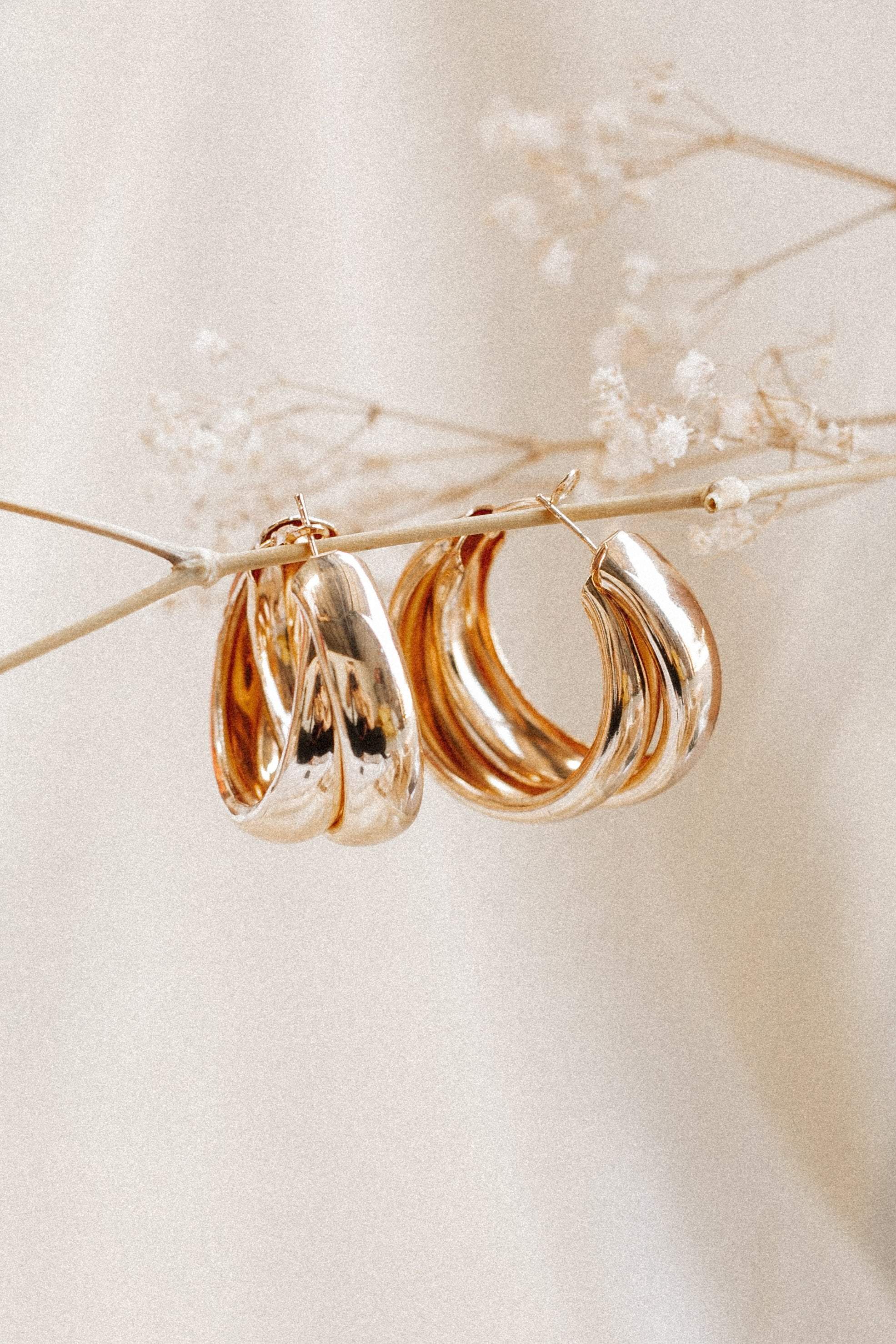 Elegant Alegra Gold Earrings for Women - Perfect for Parties, Weddings & Everyday Wear