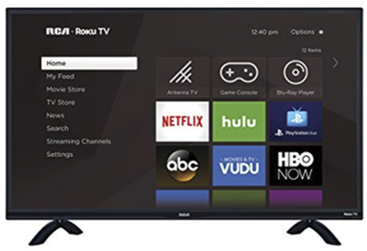 RCA RTR3261 32-Inch 720p HD Smart LED TV with Roku Streaming - Perfect for Bedrooms, Kitchens & Small Spaces