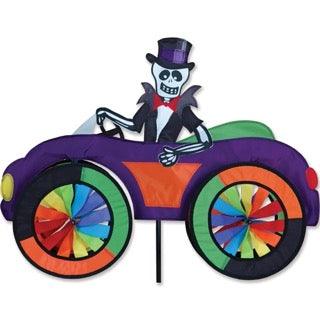 25 Inch Car Spinner Skeleton - Chrome Alloy Wheel Spinner for Cars & Trucks - Perfect for Customizing Your Ride at Car Shows & Cruising