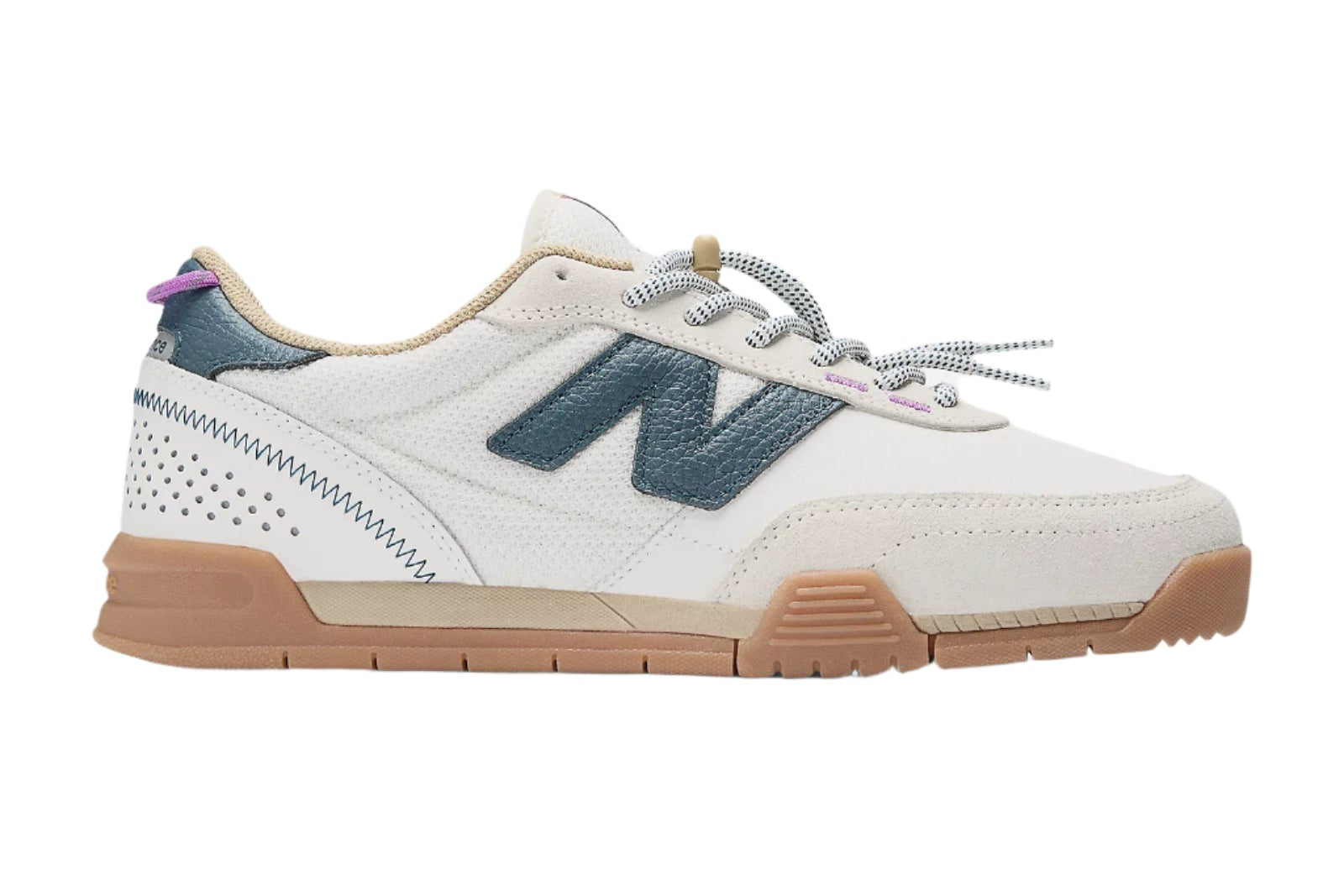 New Balance Numeric 440WSR V2 Low-Top Trail Running Shoes for Men - White/Blue - Lightweight & Durable for Hiking, Jogging & Outdoor Adventures