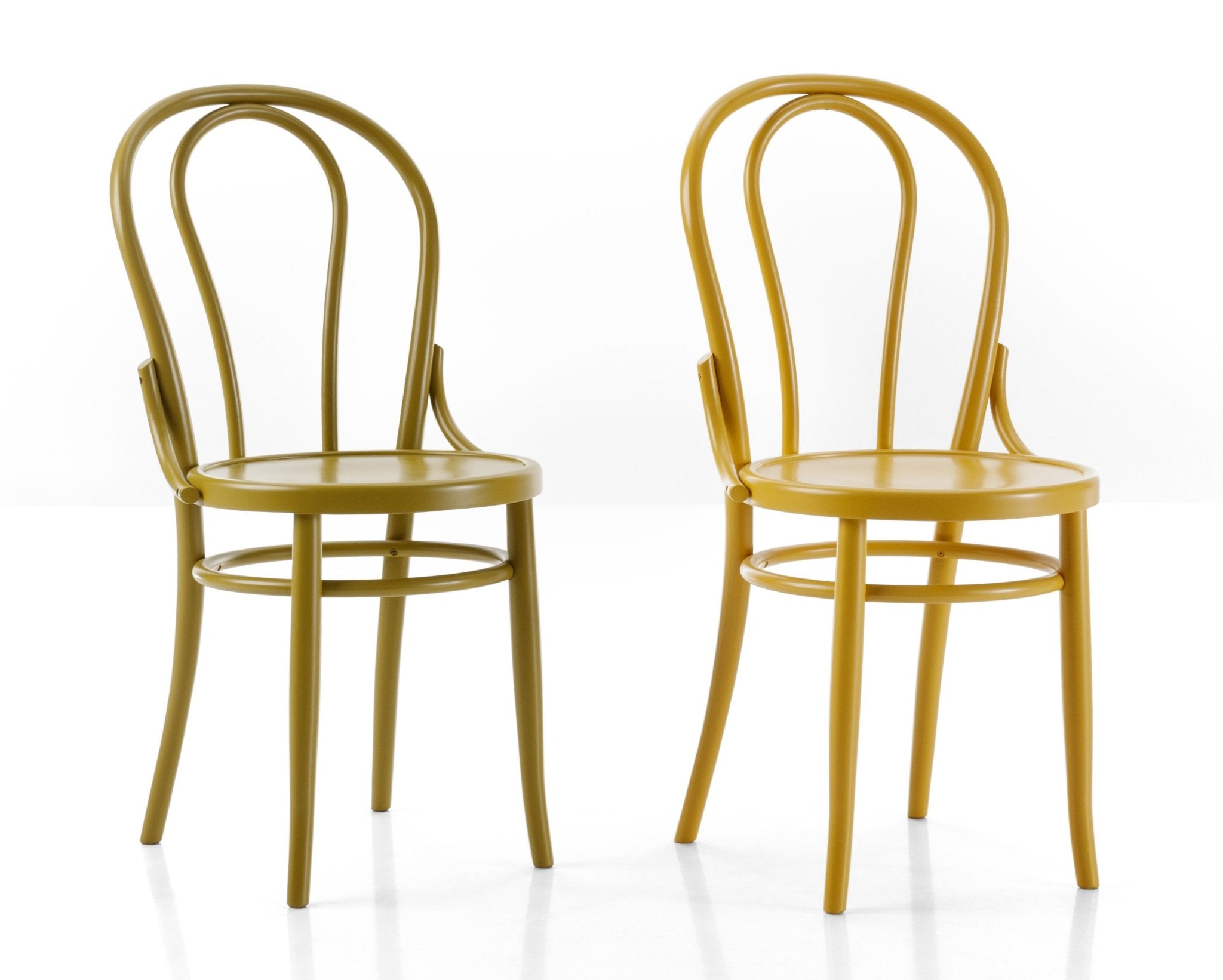 Michael Thonet No.18 Veneer Seat Bentwood Side Chair by GTV - Classic Dining Room & Office Chair for Elegant Home Decor