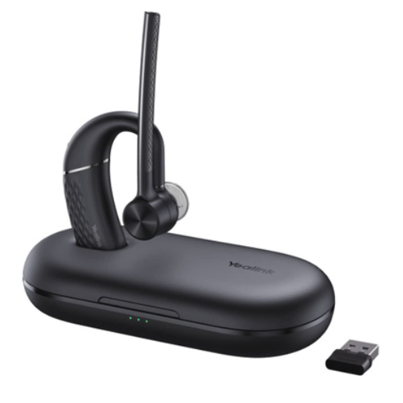 Yealink BH71 Pro Teams Certified Wireless Bluetooth Mono Headset - Compatible with Zoom, RingCentral, Meet, Vonage for PC, Mac, Deskphone & Mobile | Ideal for Video Calls, Remote Work & Business Communications