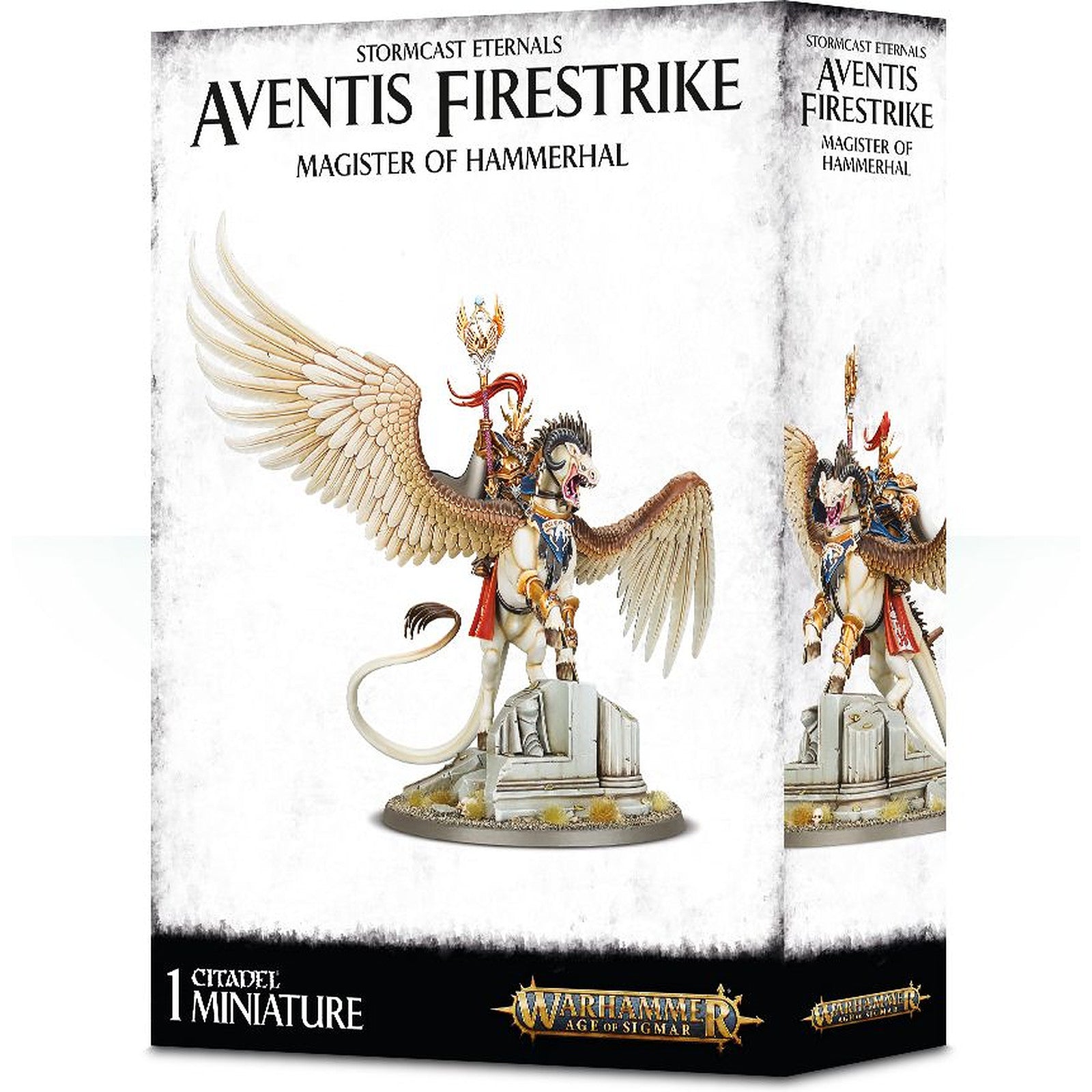 Age of Sigmar Stormcast Eternals Aventis Firestrike Magister of Hammerhal - Warhammer Miniature for Tabletop Gaming & Collectors