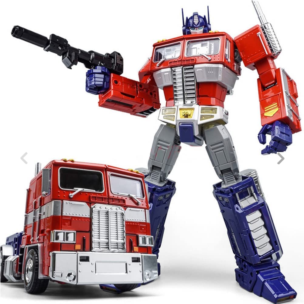 TKSP Transformers Masterpiece WJ Optimus Prime KO Toy - 12 Inch Oversized Alloy G1 Figure Collectible Action Figure for Adults & Kids Age 8+ | Perfect for Display, Gifts, and Role-Playing Games