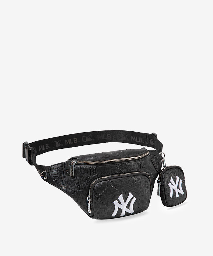 MLB New York Yankees Fanny Pack Waist Bag - Official Licensed Baseball Fan Gear for Men & Women - Perfect for Games, Concerts & Travel Accessories