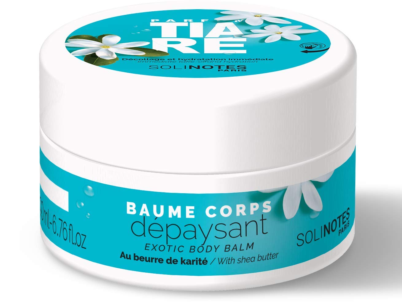 Solinotes Tiare Body Cream - Hydrating & Nourishing Moisturizer for Dry Skin | Perfect for Daily Use & Spa Nights