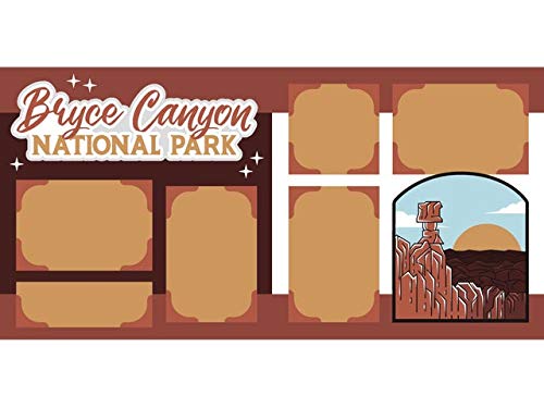 Bryce Canyon National Park Scrapbook Kit - DIY Scrapbooking Supplies for Travel Memories, Photo Albums & Craft Projects | Perfect for Vacation Scrapbooks & Memory Keeping