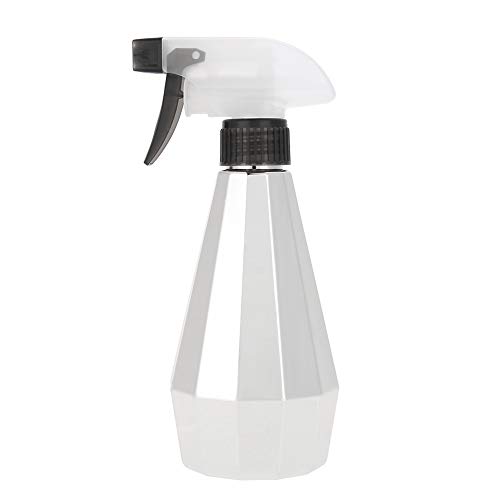 Professional Hair Spray Bottles for Salon & Home Use - Fine Mist Sprayer for Styling, Watering Plants & Cleaning (Silver) - Perfect for Hairdressers, Gardeners & Household Chores