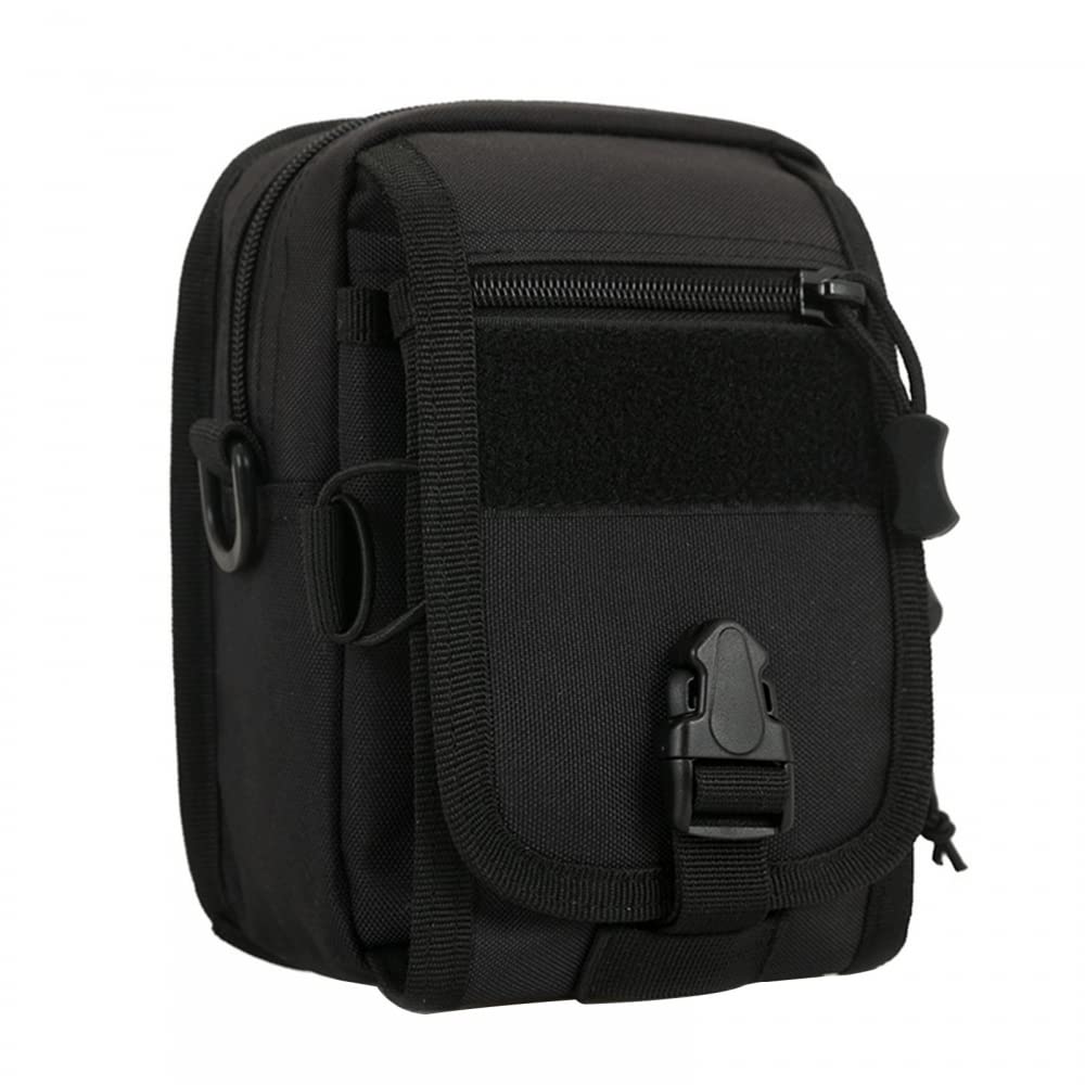 Tactical EDC Waist Bag - Adjustable Molle Utility Pouch for Travel, Cycling, Hiking & Camping | Compact Gadget Organizer for Everyday Carry & Outdoor Adventures