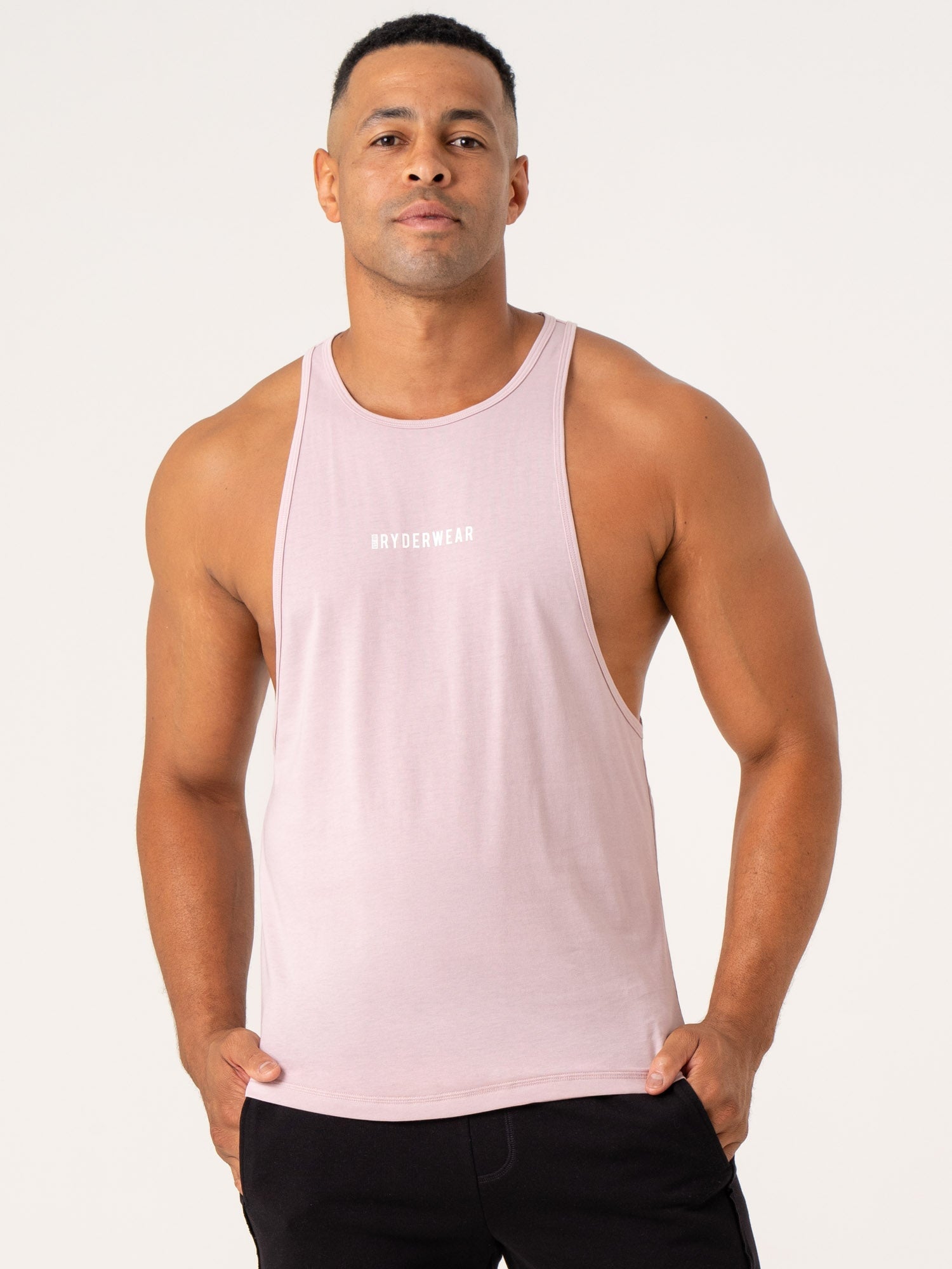 Pursuit Tank Cinder - High-Performance Men's Workout Shirt for Gym, Running & Outdoor Activities