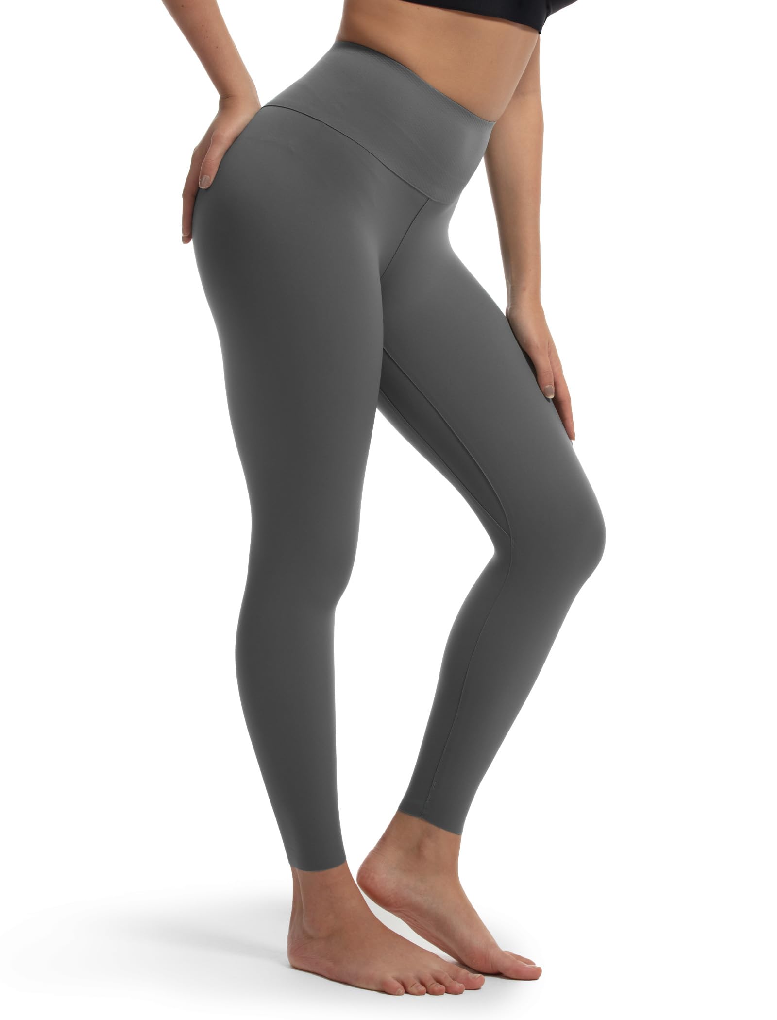 High Waist Seamless Yoga Pants for Women - Non See Through Workout Leggings with Pockets | Gym, Running, Lounge & Everyday Wear