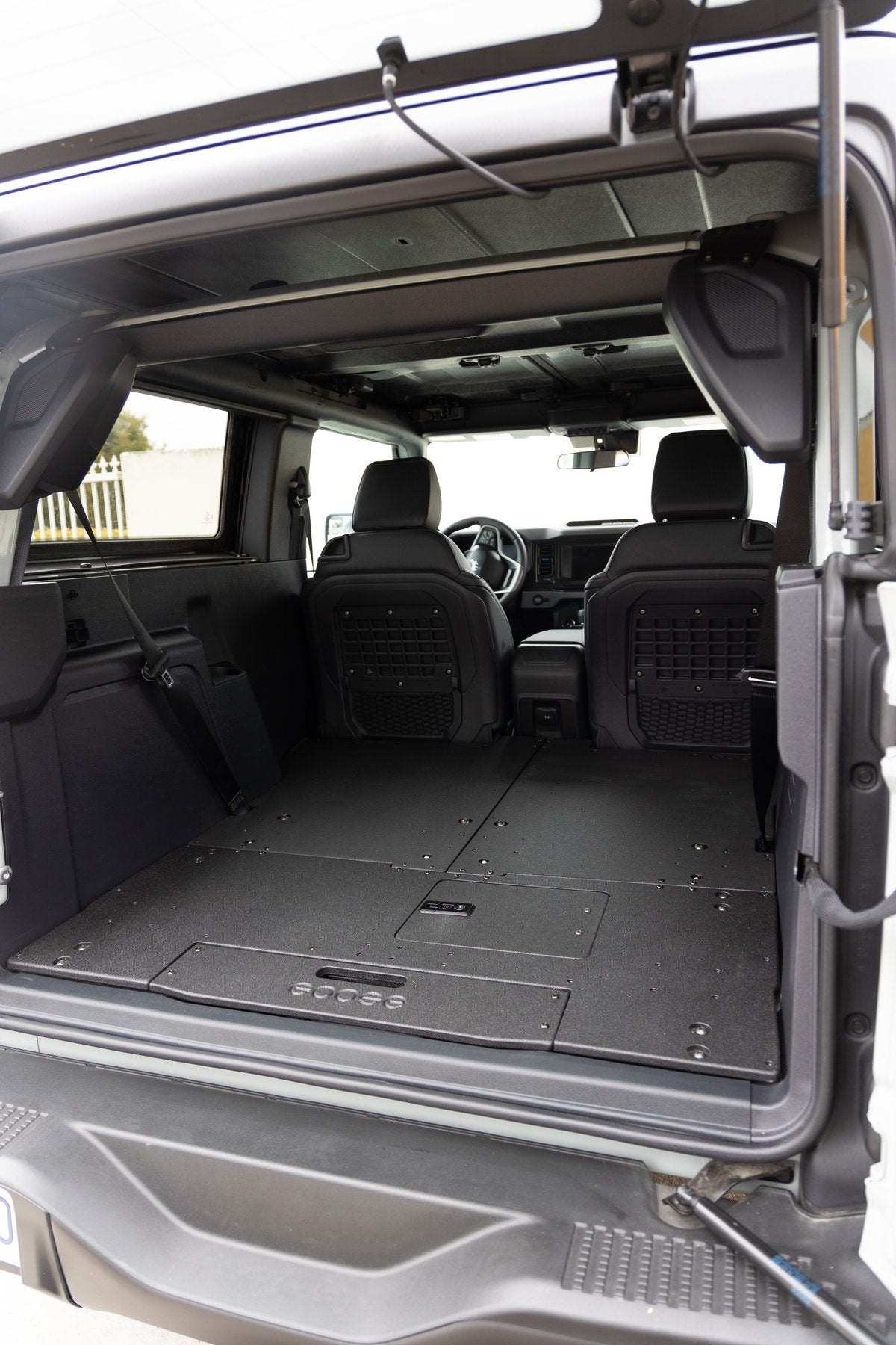 2021-2023 Ford Bronco 2-Door Goose Gear Stealth Sleep Package | Rear Cargo Storage System | Camping & Overlanding Accessories
