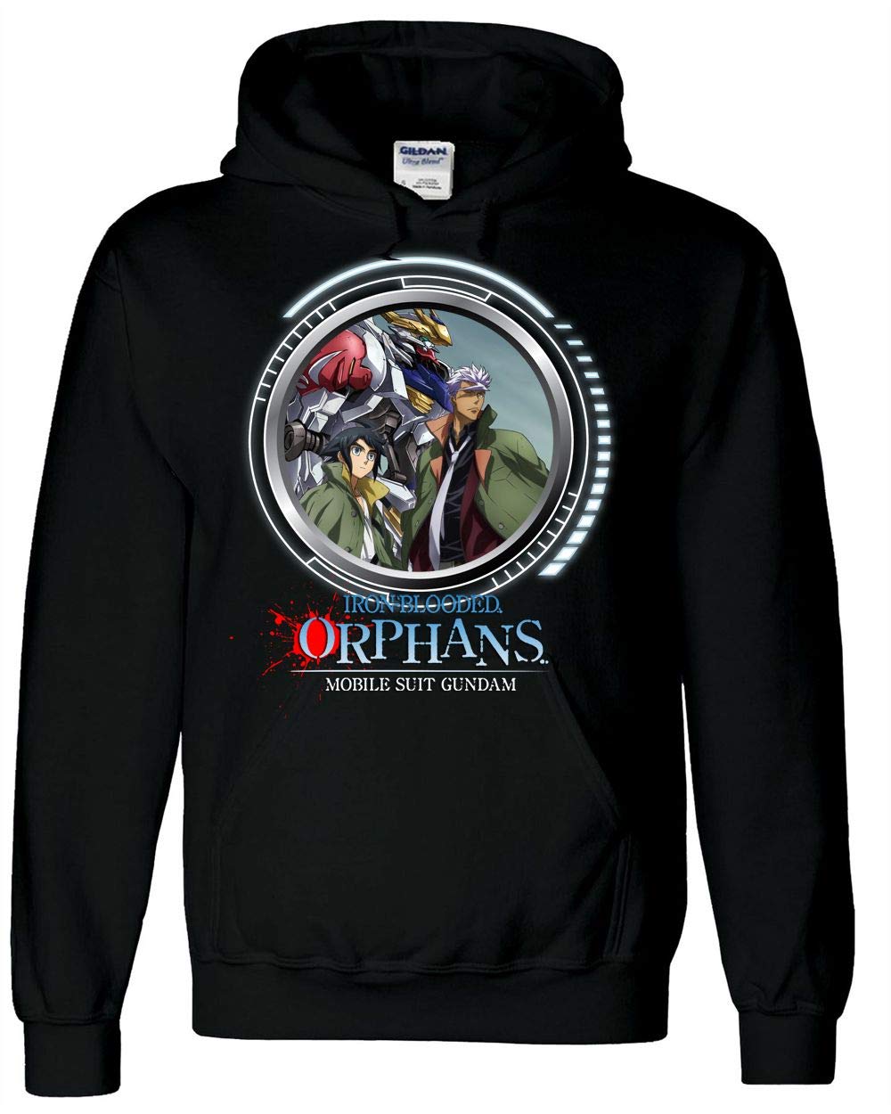 Mobile Suit Gundam Iron-Blooded Orphans Anime Hoodie - Stylish Unisex Pullover for Cosplay & Casual Wear | Perfect for Conventions, Gaming & Anime Fans